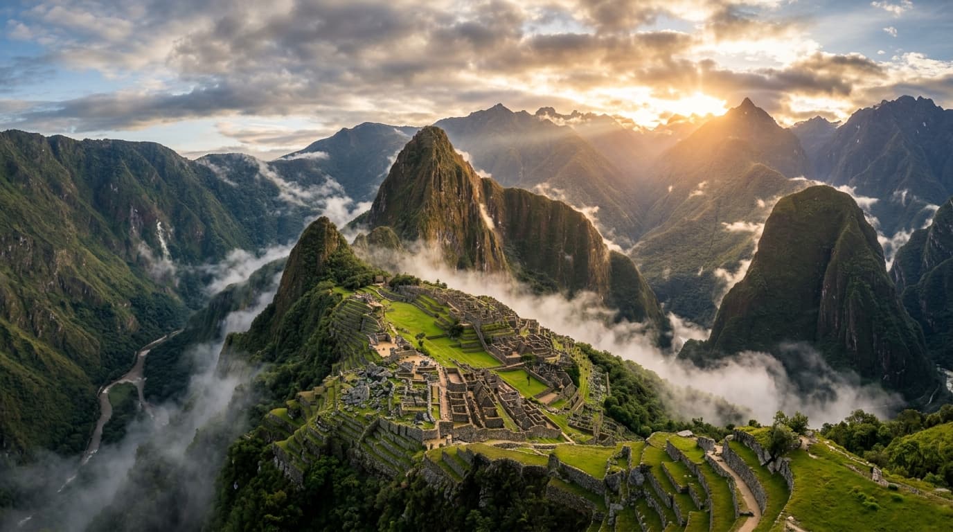 Machu Picchu al amanecer — tour a Perú desde Panamá