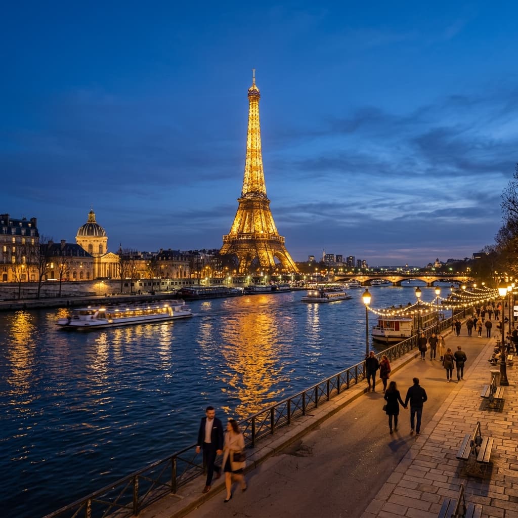 Paisaje de París — paquetes de viaje de lujo desde Panamá con Freeman Travel